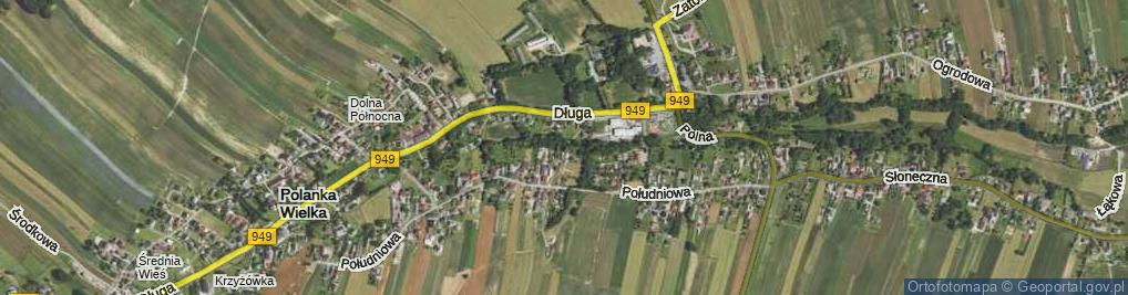 Zdjęcie satelitarne Stroma ul.